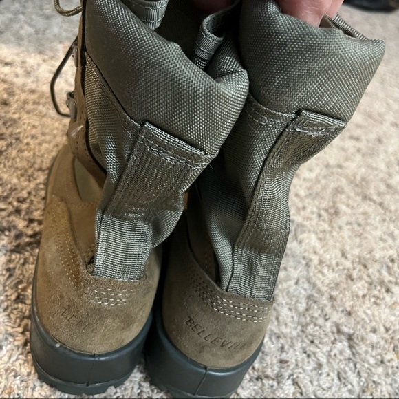 Belleville 600 Sage Green Combat Boots Size 6 - Picture 5 of 14